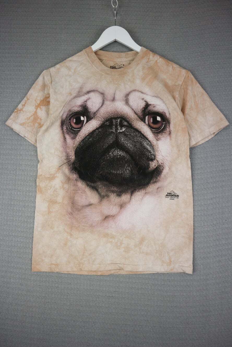 The Mountain Pug Face Small Beige Dog Funny Cotton